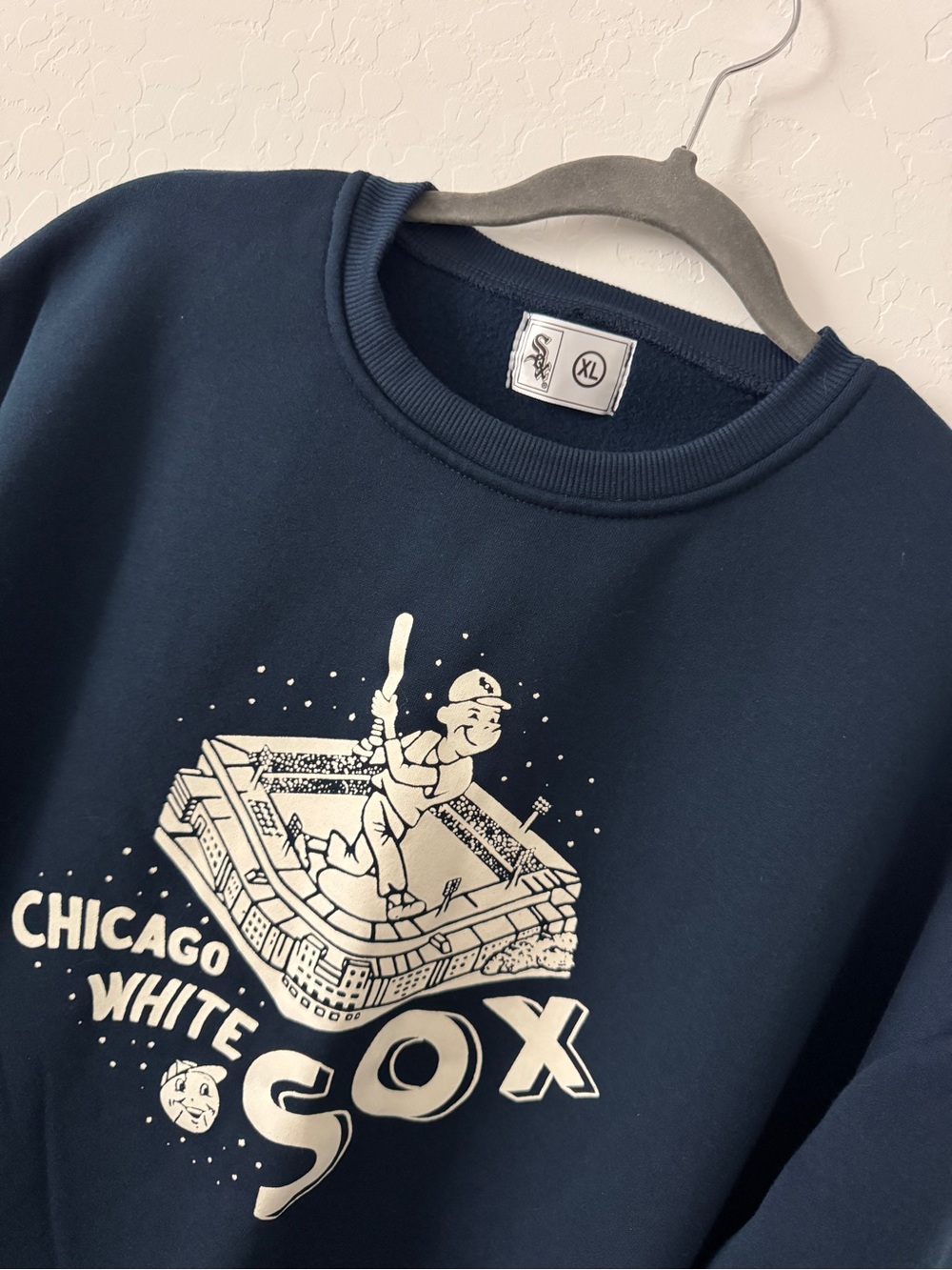 Chicago White Sox Retro 2024 SGA Crewneck Sweatshirt Miller Lite Adult XL